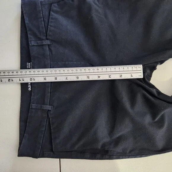 Old Navy Pants Womens Size 6 High Rise Pixie Skinny Ankle Black - Picture 7 of 12